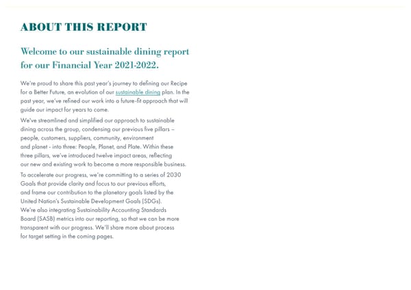 2022 | Sustainability Dining Report - Page 4