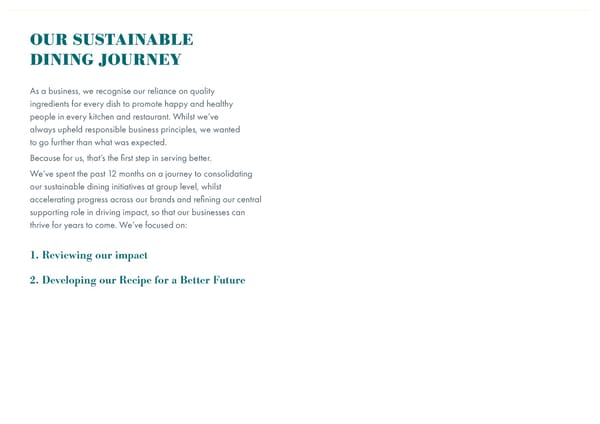 2022 | Sustainability Dining Report - Page 8