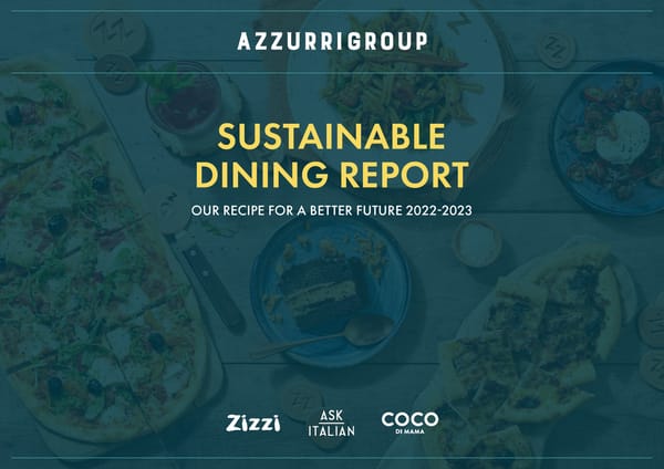 2023 | Sustainability Dining Report - Page 1