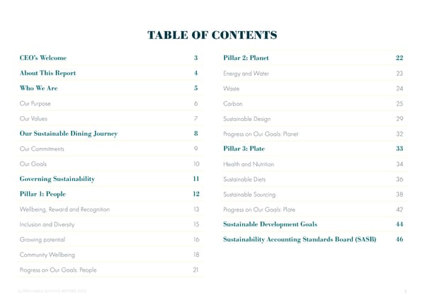 2023 | Sustainability Dining Report - Page 2