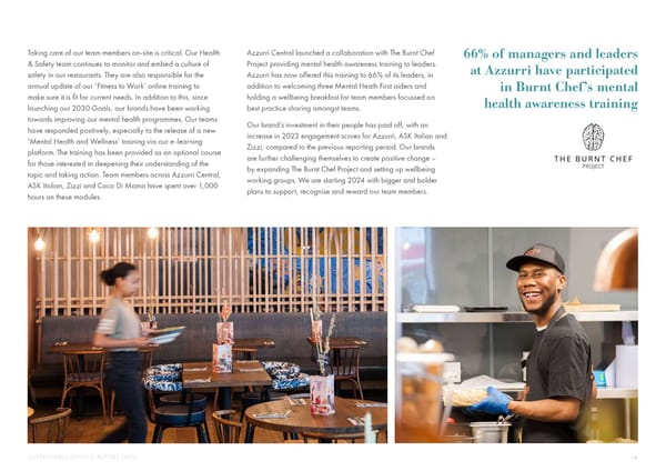 2023 | Sustainability Dining Report - Page 14