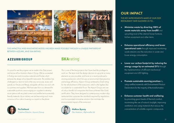 2023 | Sustainability Dining Report - Page 31