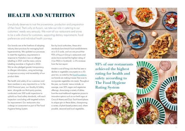 2023 | Sustainability Dining Report - Page 34